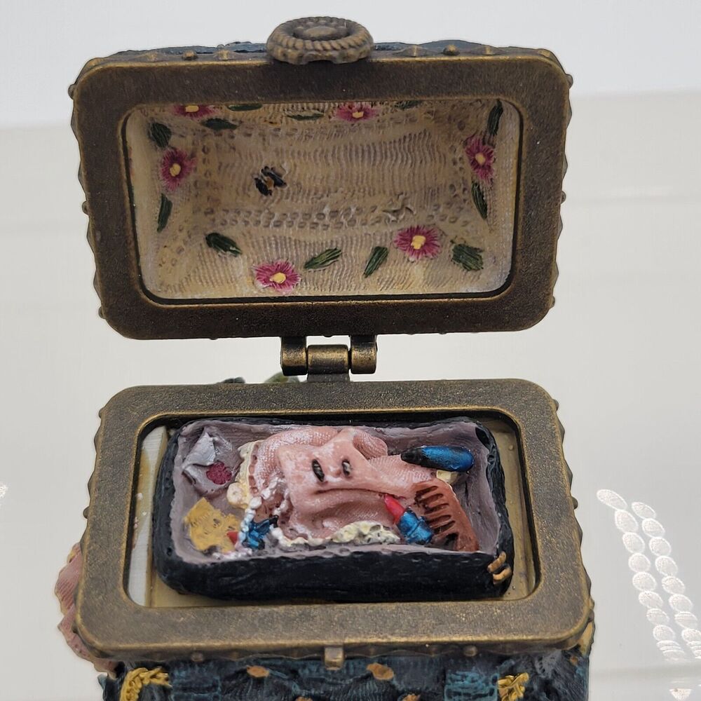 Boyds Bear trinket box Uncle Bean's treasure boxes Mary Lou's Bottomless purse - Picture 6 of 15